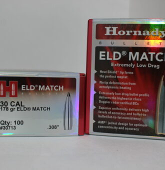 Пули Hornady ELD-Match .30cal/178 gr.